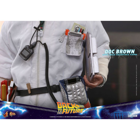 Movie Masterpiece 1/6 Doc Brown 30 Cm Figura de Regresso ao Futuro