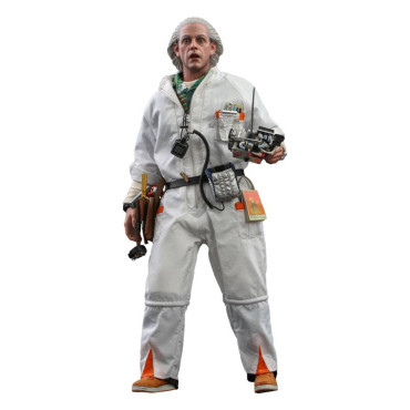 Movie Masterpiece 1/6 Doc Brown 30 Cm Figura de Regresso ao Futuro