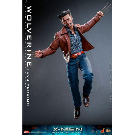 Movie Masterpiece 1/6 Wolverine (Versão 1973) 30 Cm X-Men Days of Future Past Figure