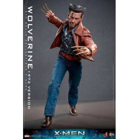 Movie Masterpiece 1/6 Wolverine (Versão 1973) 30 Cm X-Men Days of Future Past Figure