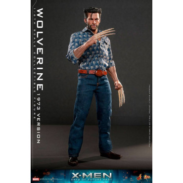 Movie Masterpiece 1/6 Wolverine (Versão 1973) 30 Cm X-Men Days of Future Past Figure