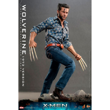 Movie Masterpiece 1/6 Wolverine (Versão 1973) 30 Cm X-Men Days of Future Past Figure