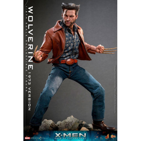 Movie Masterpiece 1/6 Wolverine (Versão 1973) 30 Cm X-Men Days of Future Past Figure