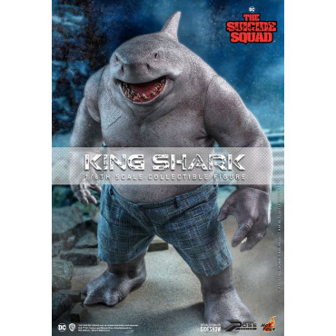 Movie Masterpiece 1/6 King Shark 35 Cm Figura do Esquadrão Suicida