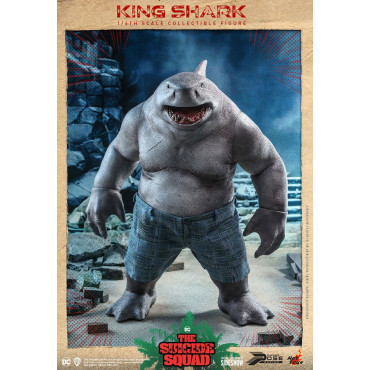 Movie Masterpiece 1/6 King Shark 35 Cm Figura do Esquadrão Suicida