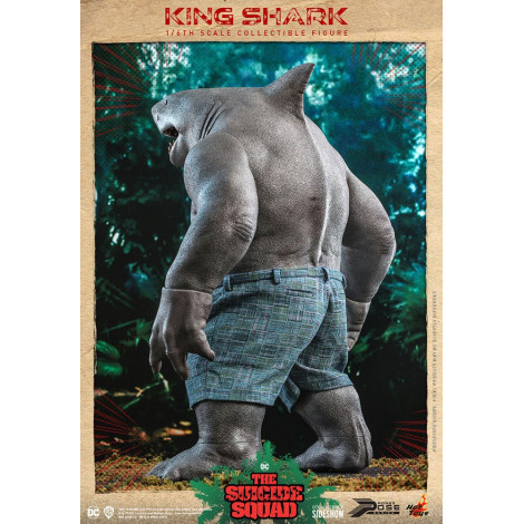 Movie Masterpiece 1/6 King Shark 35 Cm Figura do Esquadrão Suicida