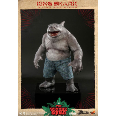 Movie Masterpiece 1/6 King Shark 35 Cm Figura do Esquadrão Suicida