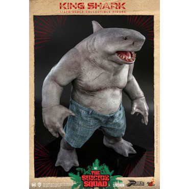 Movie Masterpiece 1/6 King Shark 35 Cm Figura do Esquadrão Suicida