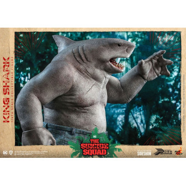 Movie Masterpiece 1/6 King Shark 35 Cm Figura do Esquadrão Suicida