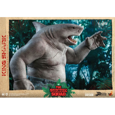 Movie Masterpiece 1/6 King Shark 35 Cm Figura do Esquadrão Suicida