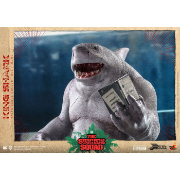 Movie Masterpiece 1/6 King Shark 35 Cm Figura do Esquadrão Suicida