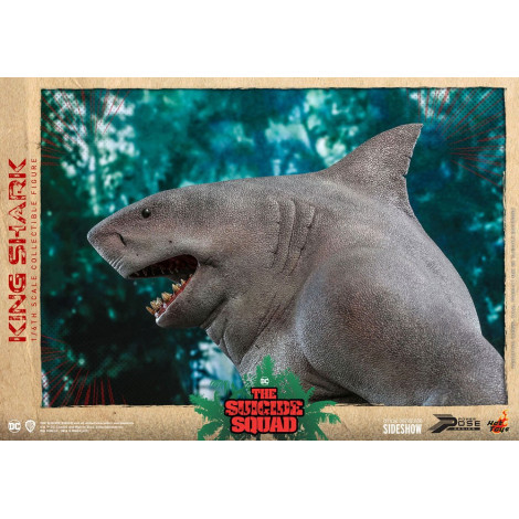 Movie Masterpiece 1/6 King Shark 35 Cm Figura do Esquadrão Suicida