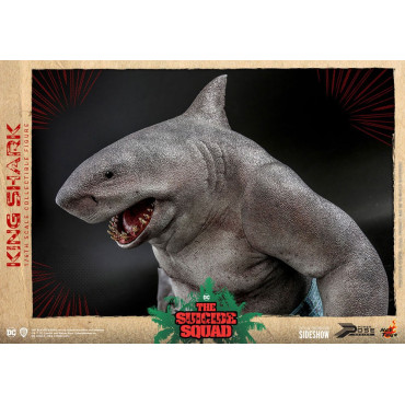 Movie Masterpiece 1/6 King Shark 35 Cm Figura do Esquadrão Suicida