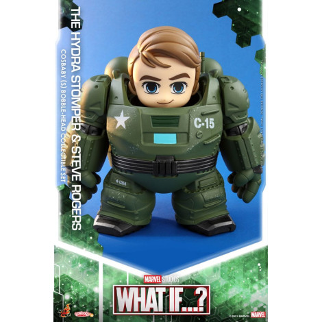 Minifiguras Cosbaby (S) Hydra Stomper e Steve Rogers 10 Cm What If?