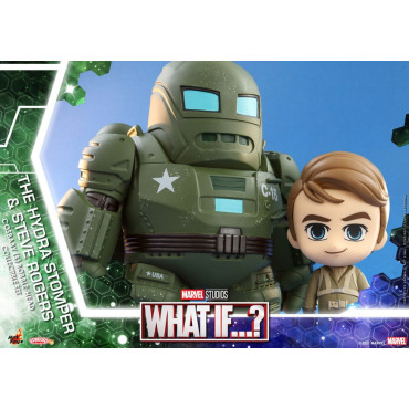 Minifiguras Cosbaby (S) Hydra Stomper e Steve Rogers 10 Cm What If?