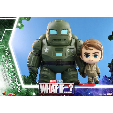 Minifiguras Cosbaby (S) Hydra Stomper e Steve Rogers 10 Cm What If?