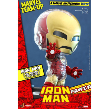 Iron Man Marvel Minifigura Cosbaby (S) (Coleção Origens) 10 Cm Banda Desenhada