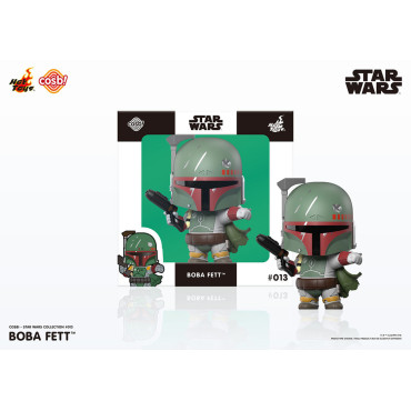 Cosbi Boba Fett Minifigura Branca 8 Cm Star Wars