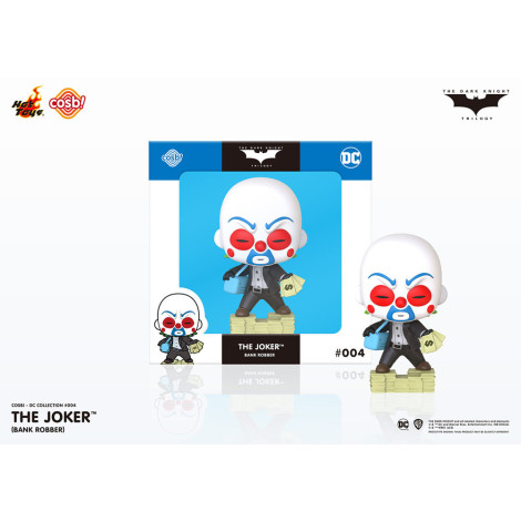 Minifigura Cosbi O Joker (Ladrão de Bancos) 8 Cm A Trilogia do Cavaleiro das Trevas