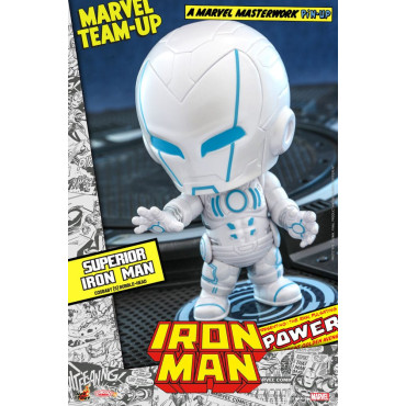 Marvel Iron Man Minifigura de banda desenhada Cosbaby (S) Superior 10 Cm