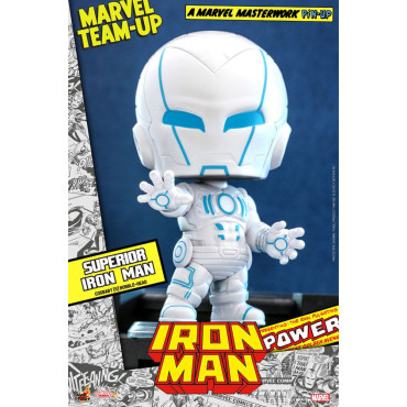 Marvel Iron Man Minifigura de banda desenhada Cosbaby (S) Superior 10 Cm