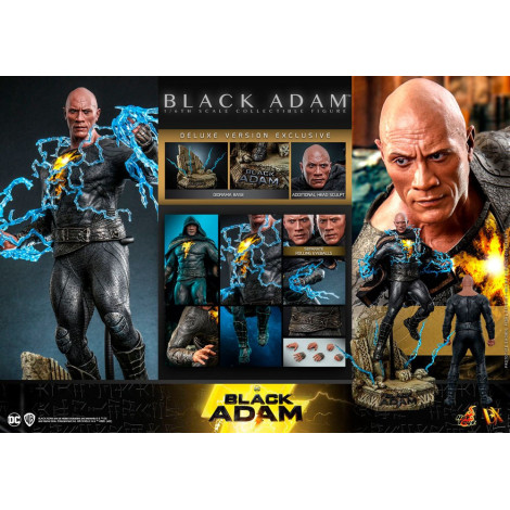 Dx 1/6 Black Adam Deluxe Version 33 Cm Black Adam Figure