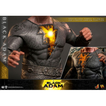 Dx 1/6 Black Adam Deluxe Version 33 Cm Black Adam Figure