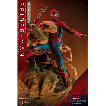 Homem-Aranha: Sem Caminho para Casa Filme Obra-prima Figura 1/6 Homem-Aranha da Vizinhança Amigável (Versão de Luxo) 30 Cm