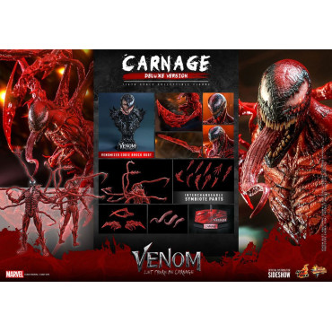 Movie Masterpiece Series Pvc Figure 1/6 Carnage Deluxe Ver. 43 Cm Venom: There Will Be Killing