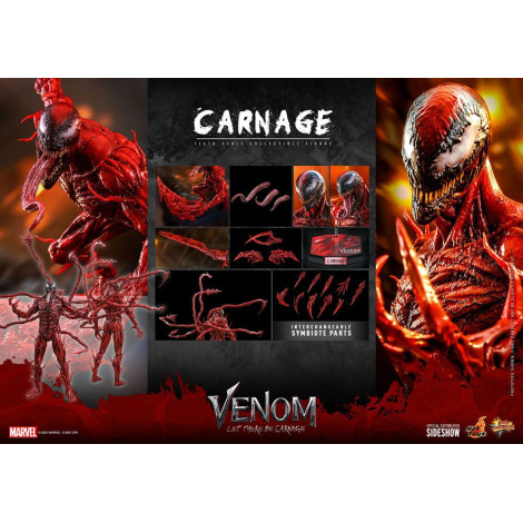 Movie Masterpiece Series Pvc Figure 1/6 Carnage 43 Cm Venom: There Will Be a Killing