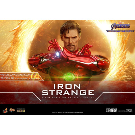 Vingadores: Ultimato Figura Série Arte Conceitual Pvc 1/6 Iron Strange 32 Cm