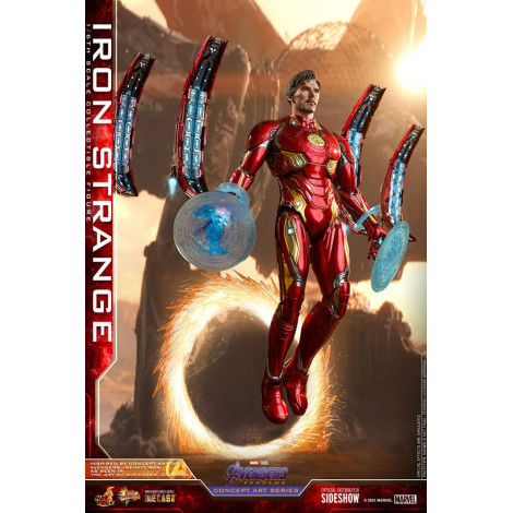 Vingadores: Ultimato Figura Série Arte Conceitual Pvc 1/6 Iron Strange 32 Cm