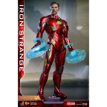 Vingadores: Ultimato Figura Série Arte Conceitual Pvc 1/6 Iron Strange 32 Cm