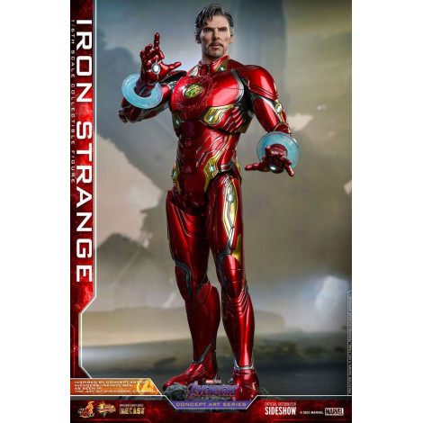 Vingadores: Ultimato Figura Série Arte Conceitual Pvc 1/6 Iron Strange 32 Cm