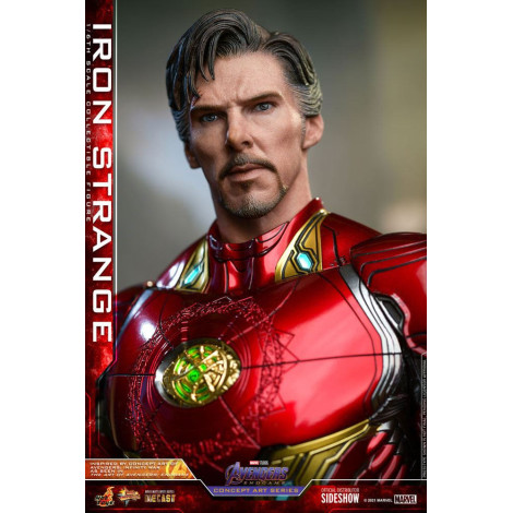 Vingadores: Ultimato Figura Série Arte Conceitual Pvc 1/6 Iron Strange 32 Cm