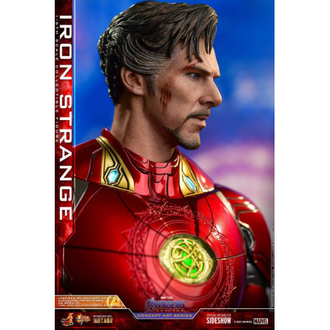 Vingadores: Ultimato Figura Série Arte Conceitual Pvc 1/6 Iron Strange 32 Cm