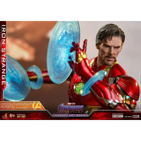 Vingadores: Ultimato Figura Série Arte Conceitual Pvc 1/6 Iron Strange 32 Cm