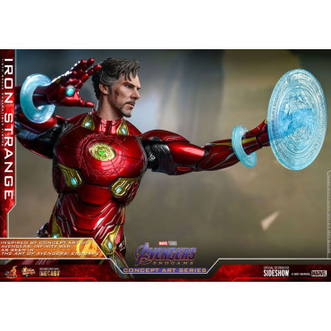 Vingadores: Ultimato Figura Série Arte Conceitual Pvc 1/6 Iron Strange 32 Cm