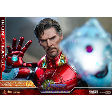 Vingadores: Ultimato Figura Série Arte Conceitual Pvc 1/6 Iron Strange 32 Cm