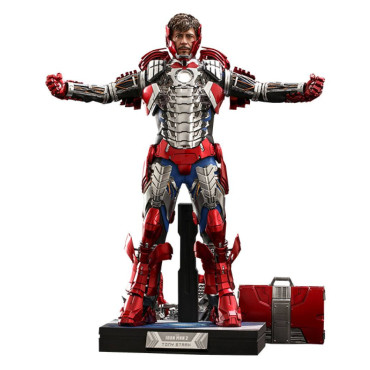 Iron Man Movie Masterpiece 1/6 Tony Stark (Mark V Suit Up Version) Figura de Luxo 31 Cm 2