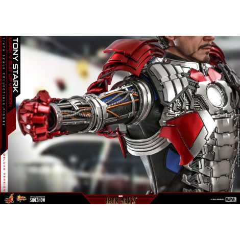 Iron Man Movie Masterpiece 1/6 Tony Stark (Mark V Suit Up Version) Figura de Luxo 31 Cm 2