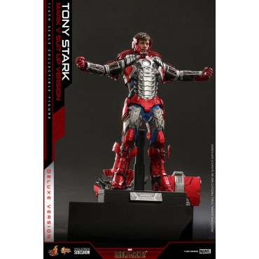 Iron Man Movie Masterpiece 1/6 Tony Stark (Mark V Suit Up Version) Figura de Luxo 31 Cm 2