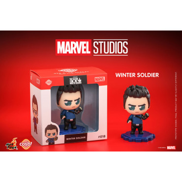 Cosbi Bucky Barnes 8 Cm Falcão e o Soldado Invernal Minifigura