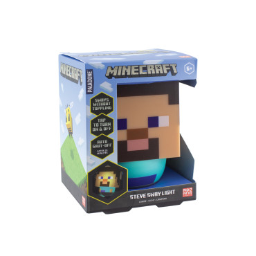 Candeeiro Sway Minecraft Steve