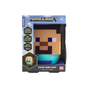 Candeeiro Sway Minecraft Steve