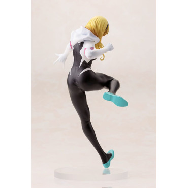 Marvel Figura Bishoujo Pvc 1/7 Spider-Gwen Pacote de Renovação Ver. 22 Cm