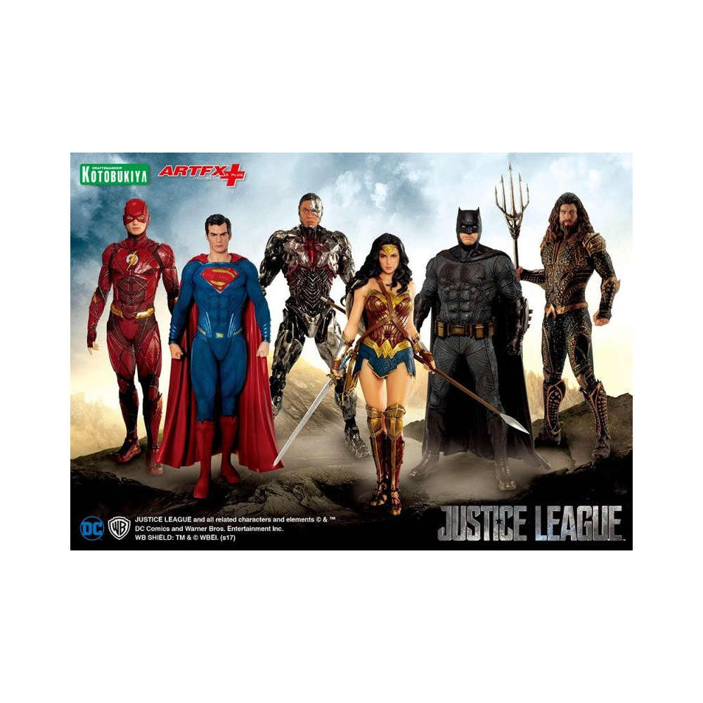 Liga da Justiça Filme Artfx+ 1/10 Aquaman Figura 20 Cm