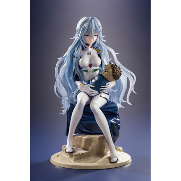 Figura de Evangelion: 3.0+1.0 Thrice Upon A Time Pvc 1/6 Rei Ayanami (Olhar Afetuoso) 22 Cm