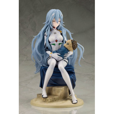 Figura de Evangelion: 3.0+1.0 Thrice Upon A Time Pvc 1/6 Rei Ayanami (Olhar Afetuoso) 22 Cm