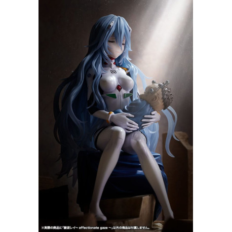 Figura de Evangelion: 3.0+1.0 Thrice Upon A Time Pvc 1/6 Rei Ayanami (Olhar Afetuoso) 22 Cm